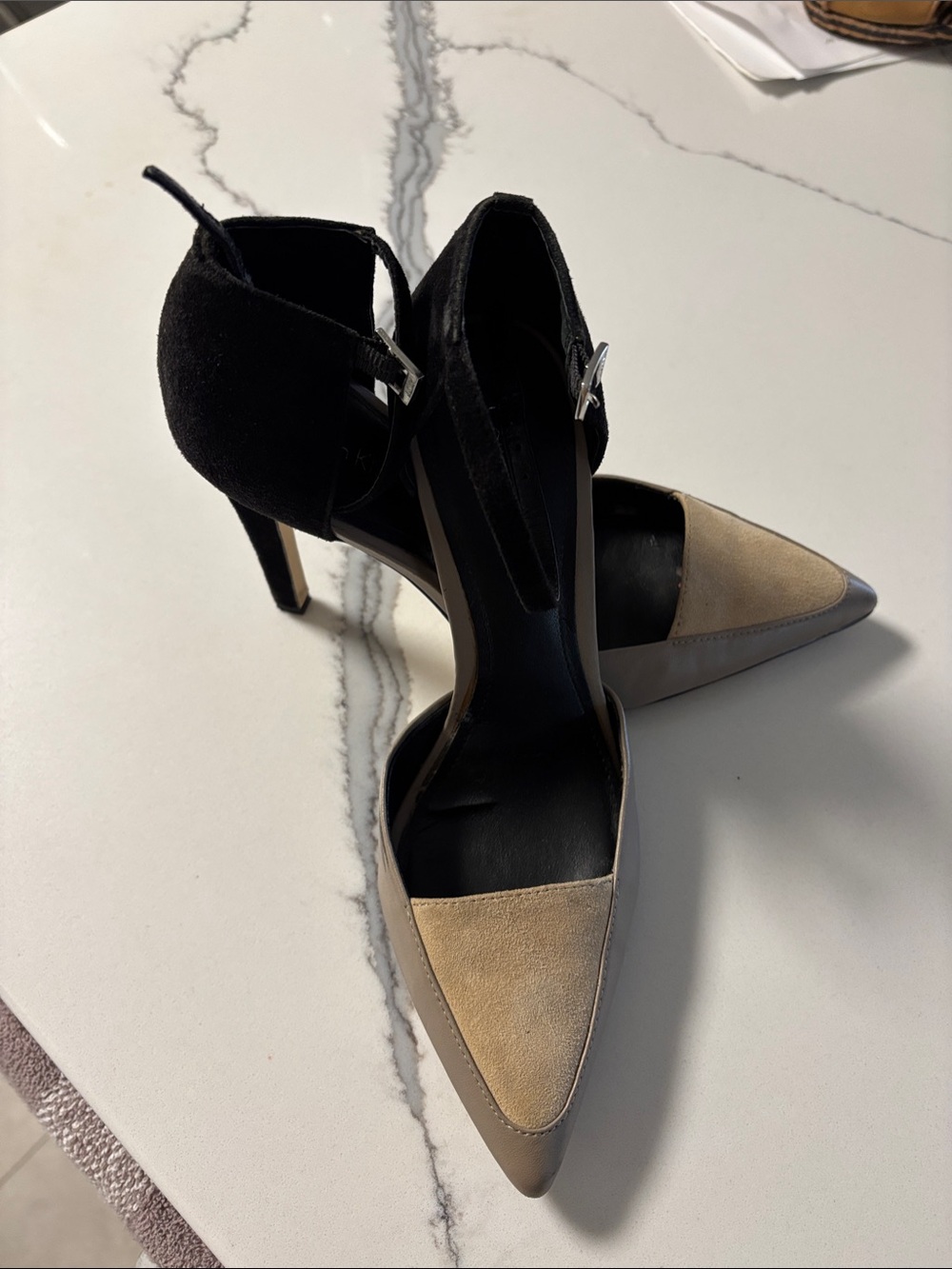 Calvin Klein Ankle-Strap Heels